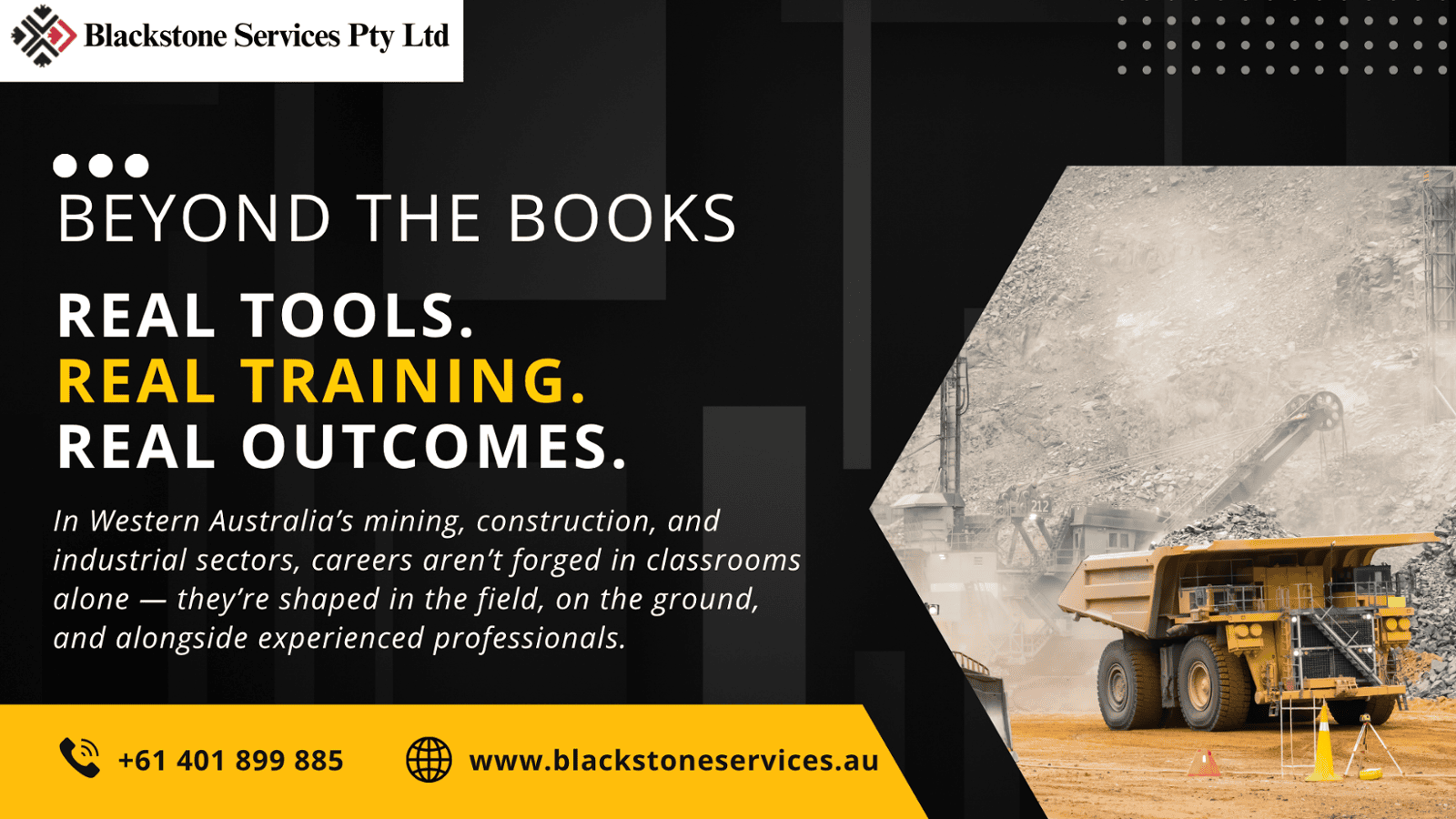 Beyond the Books: Real Tools. Real Training. Real Outcomes.